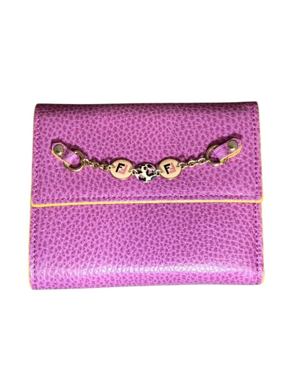 Fendi Trifold Wallet Leather